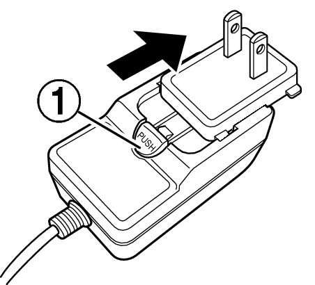 Remove AC adapter 1